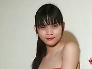 Cute Ladyboy Kristine Strips And Poses For You 1